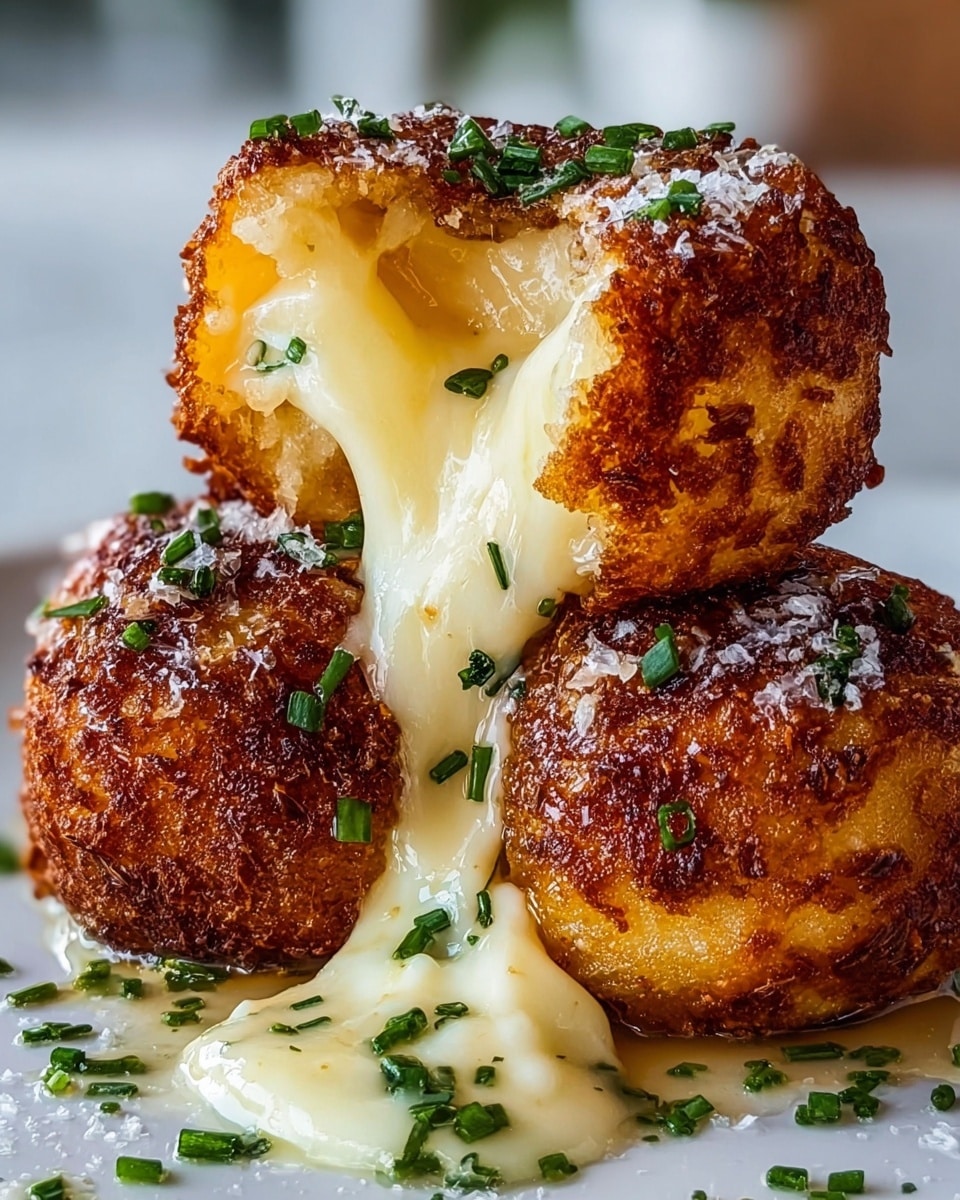 Mashed Potato Cheese Puffs: Crispy and Cheesy Comfort Food Bites Recipe - Recipe Image