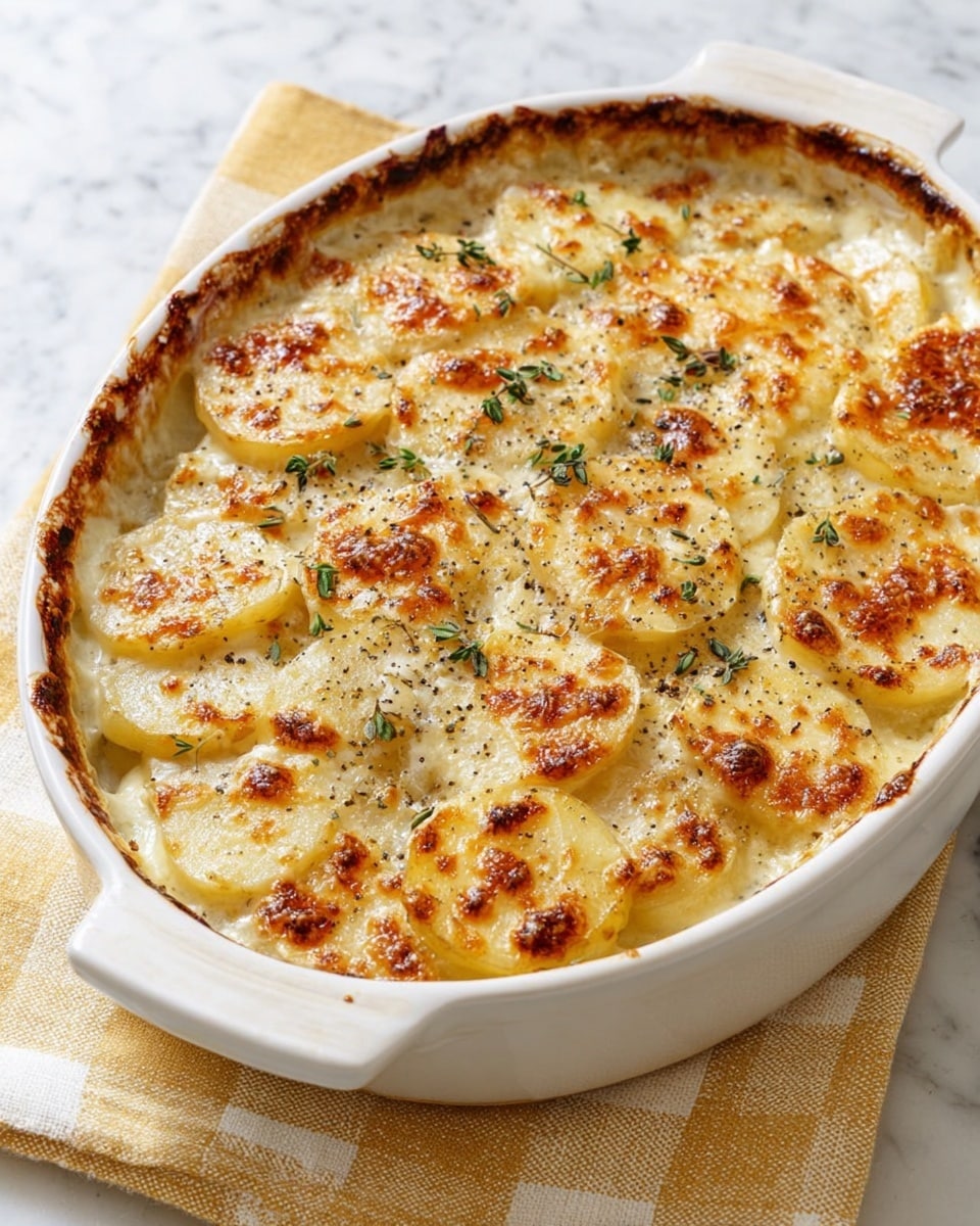 Creamy Parmesan Oven-Baked Potatoes Recipe - Recipe Image