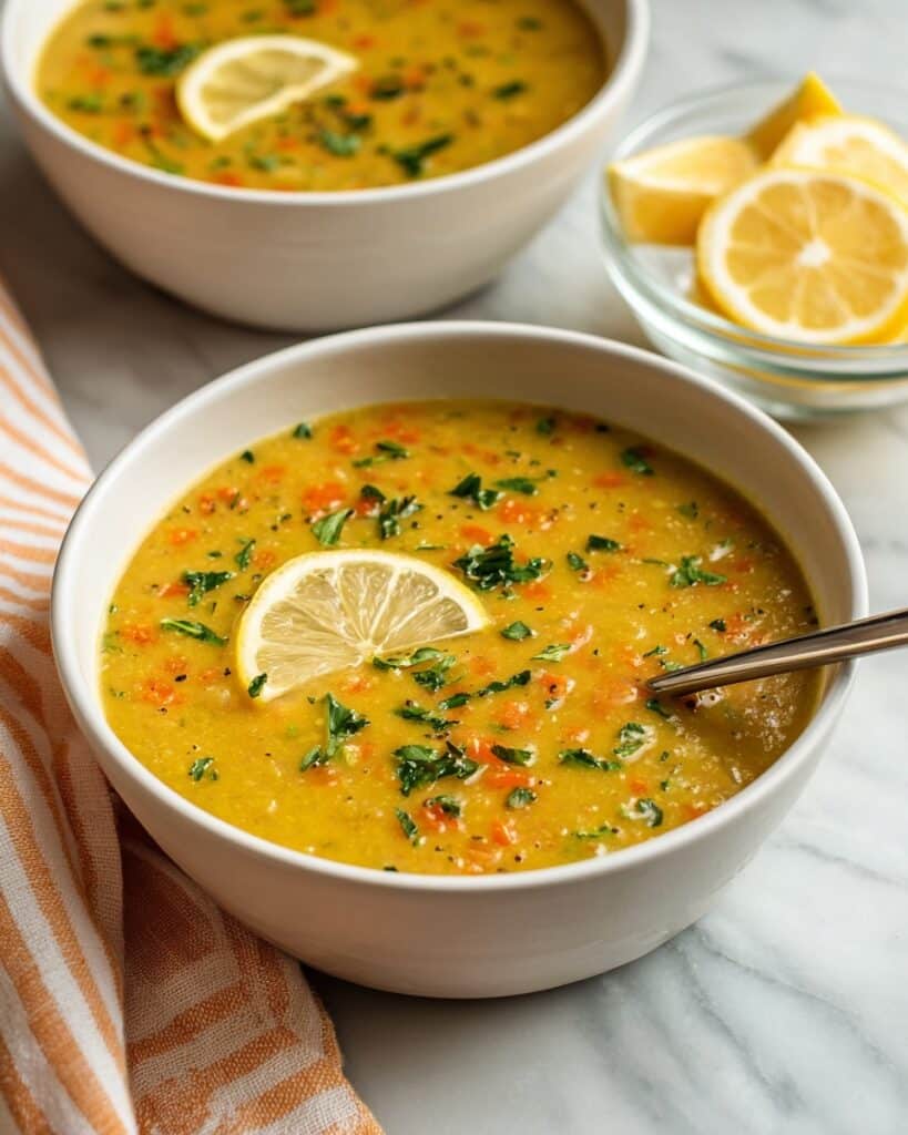 Lebanese Crushed Lentil Soup Recipe