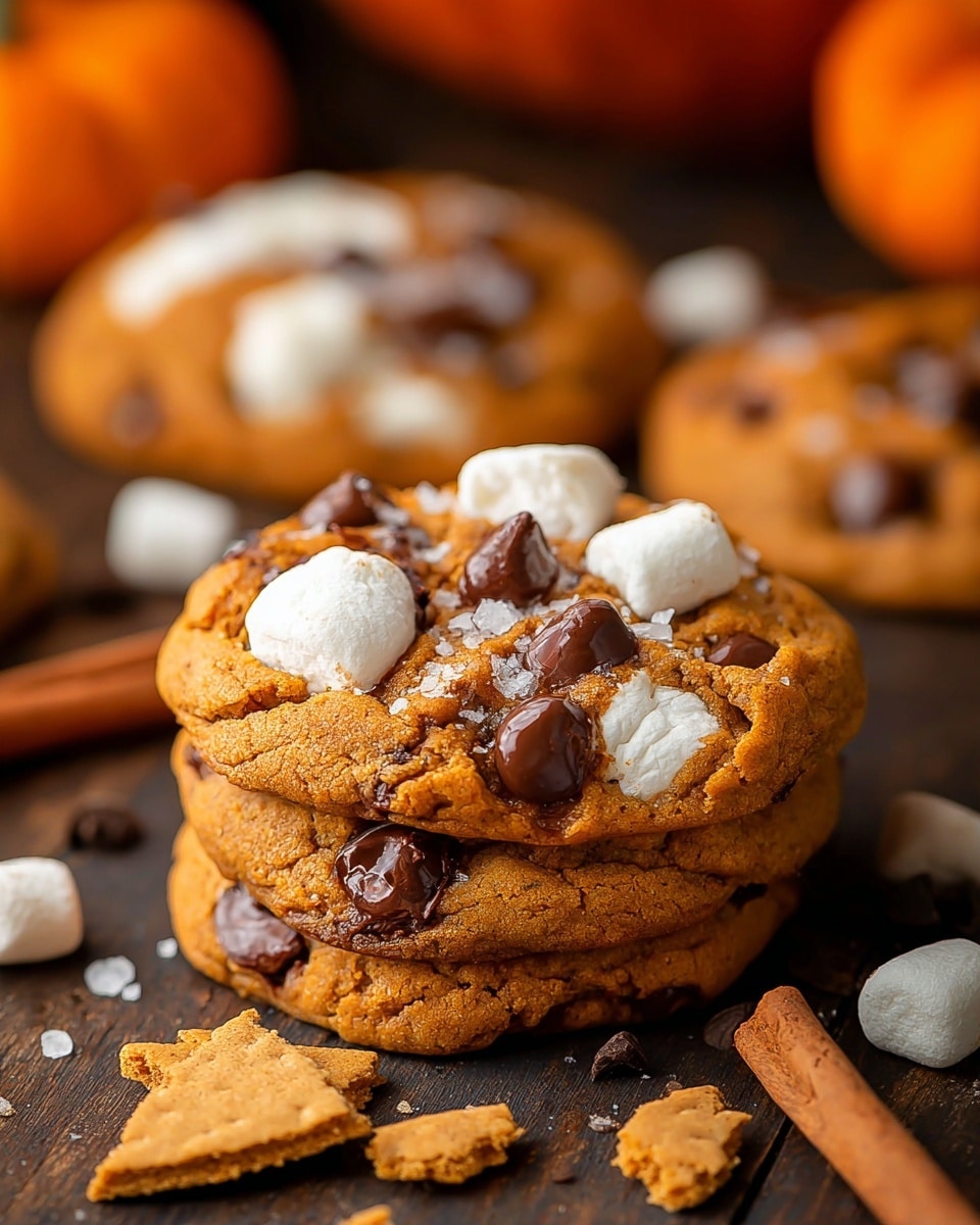 Pumpkin S'mores Cookies: A Delicious Fall Treat Recipe - Recipe Image