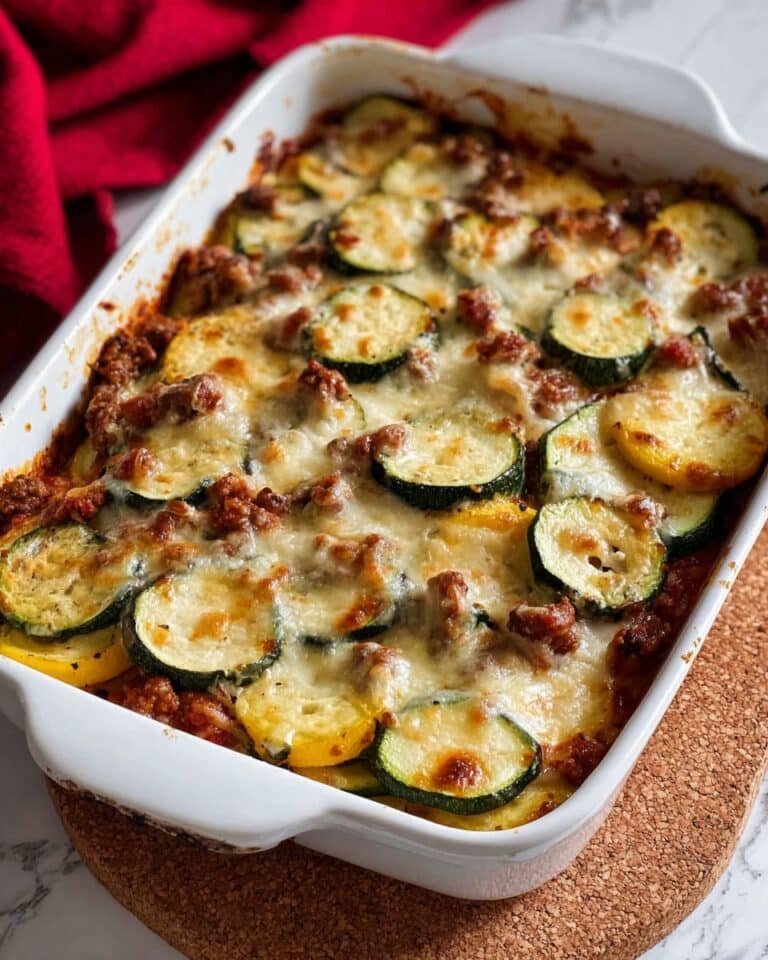 Ground Beef Zucchini Bake (Low Carb) Recipe