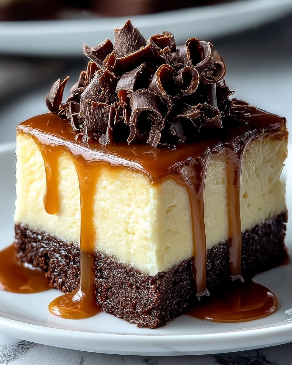 Irresistible Caramel Brownie Cheesecake You’ll Crave Forever Recipe