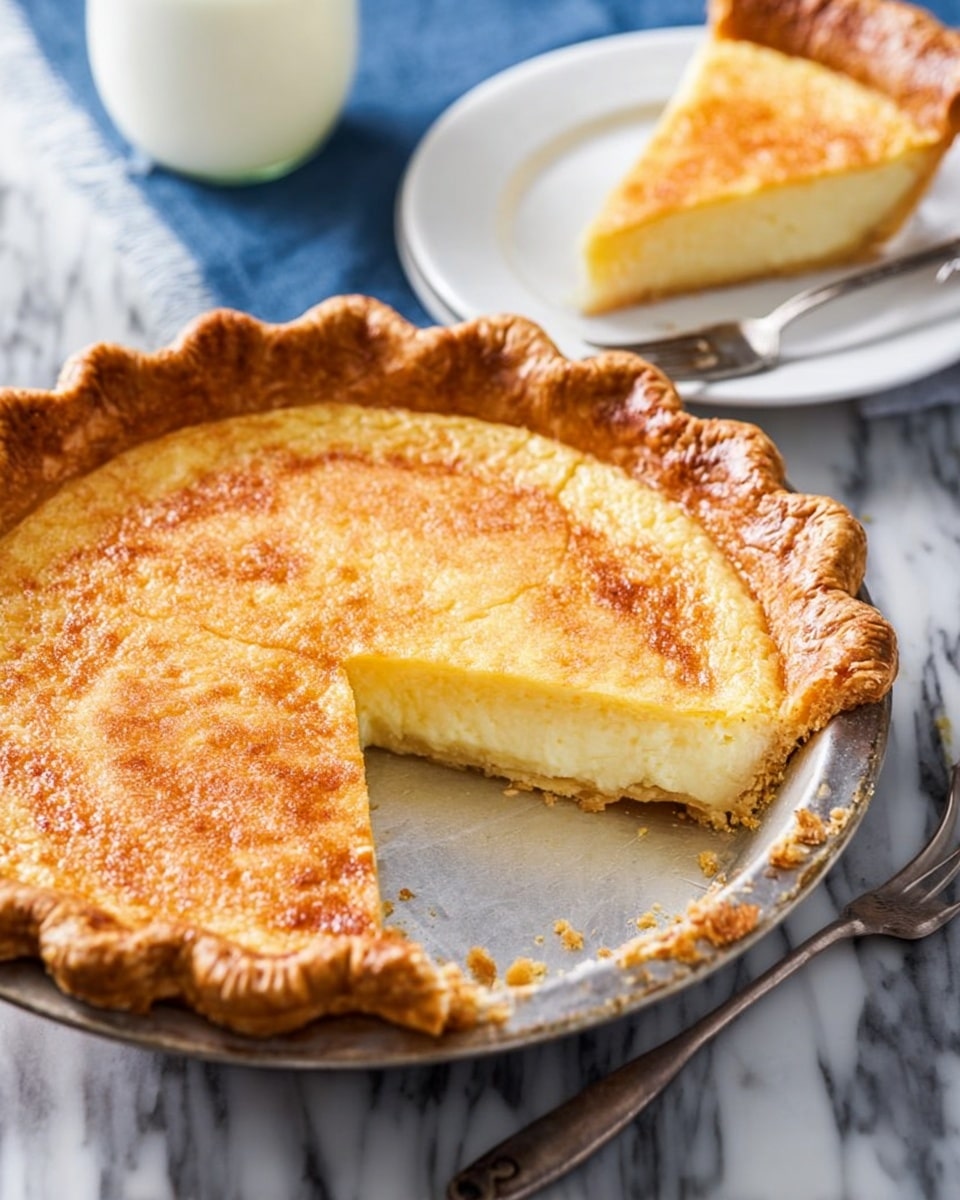 Old-Fashioned Egg Custard Pie Recipe