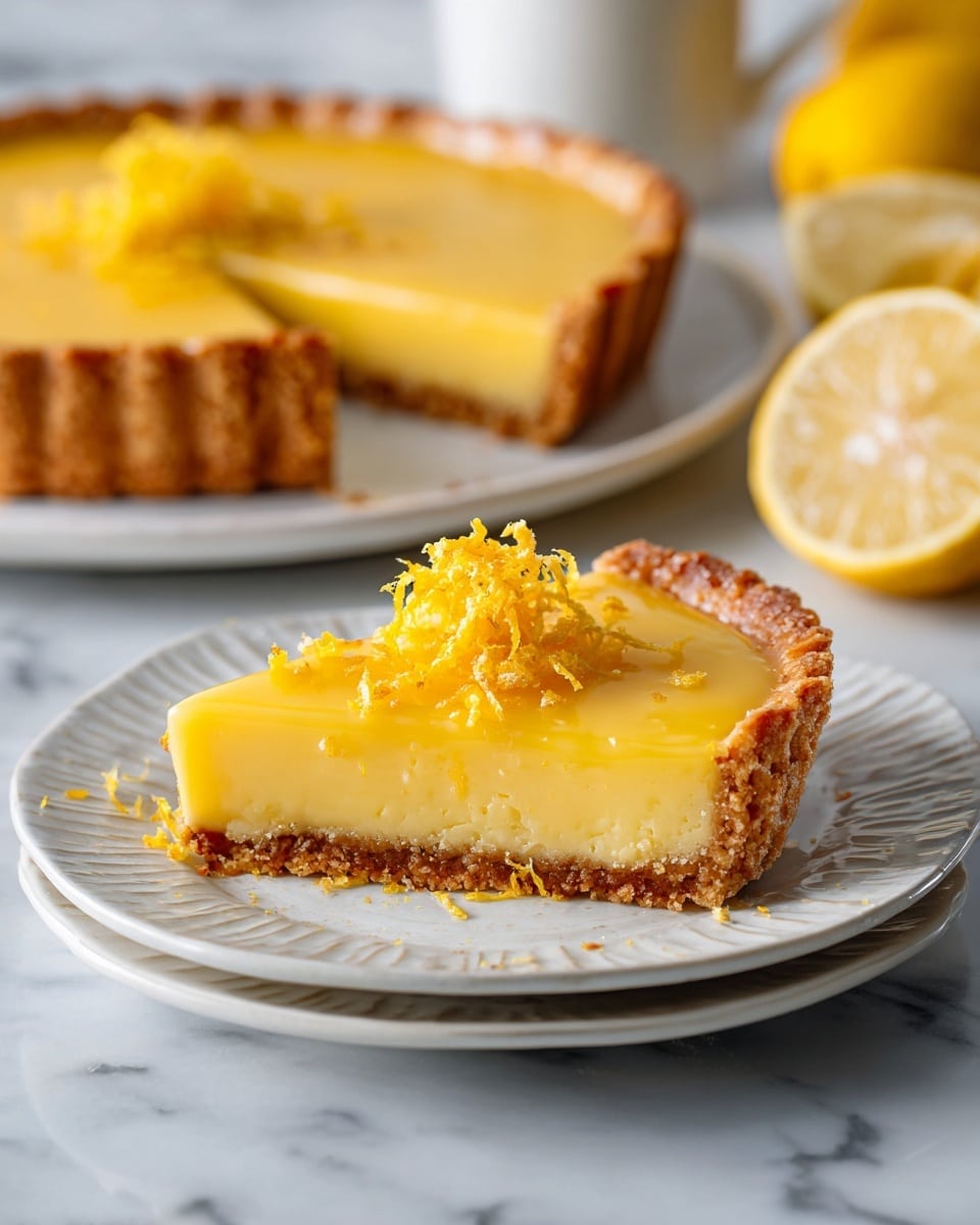 Glossy Lemon Tart Recipe - Recipe Image