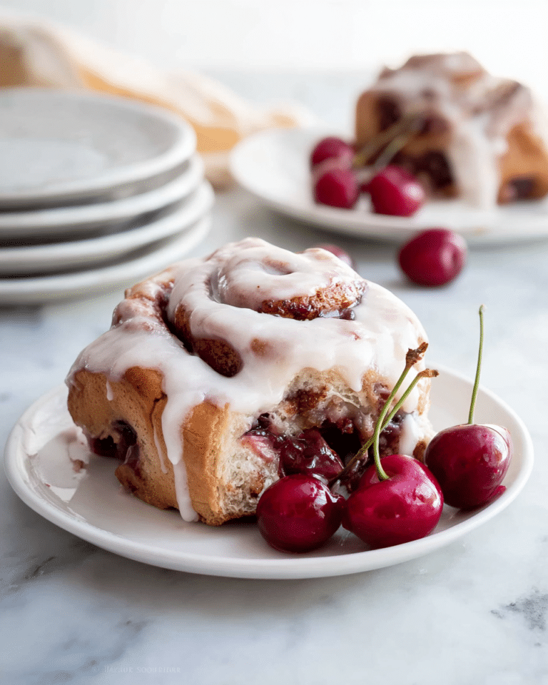 Cherry Chocolate Rolls (Black Forest Rolls) Recipe