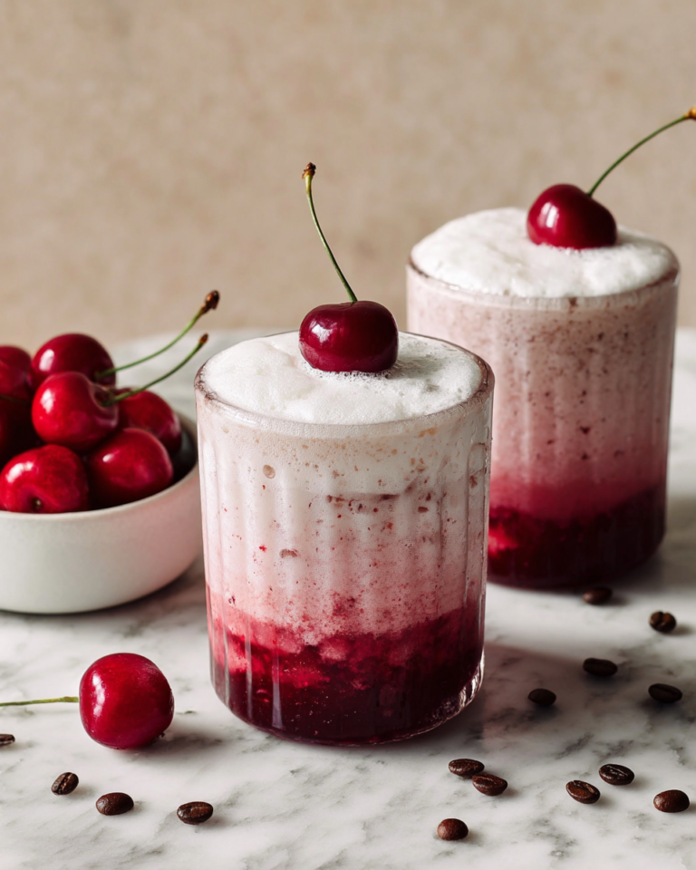 Viral Cherry Vanilla Latte (Low-Sugar Option!) Recipe