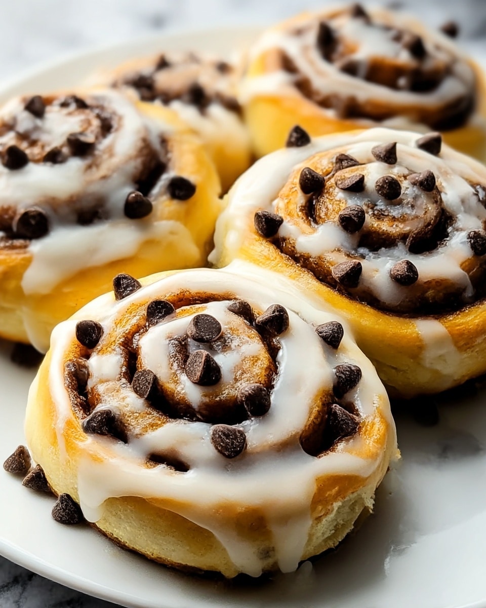 Chocolate Chip Cookie Stuffed Cinnamon Rolls Recipe