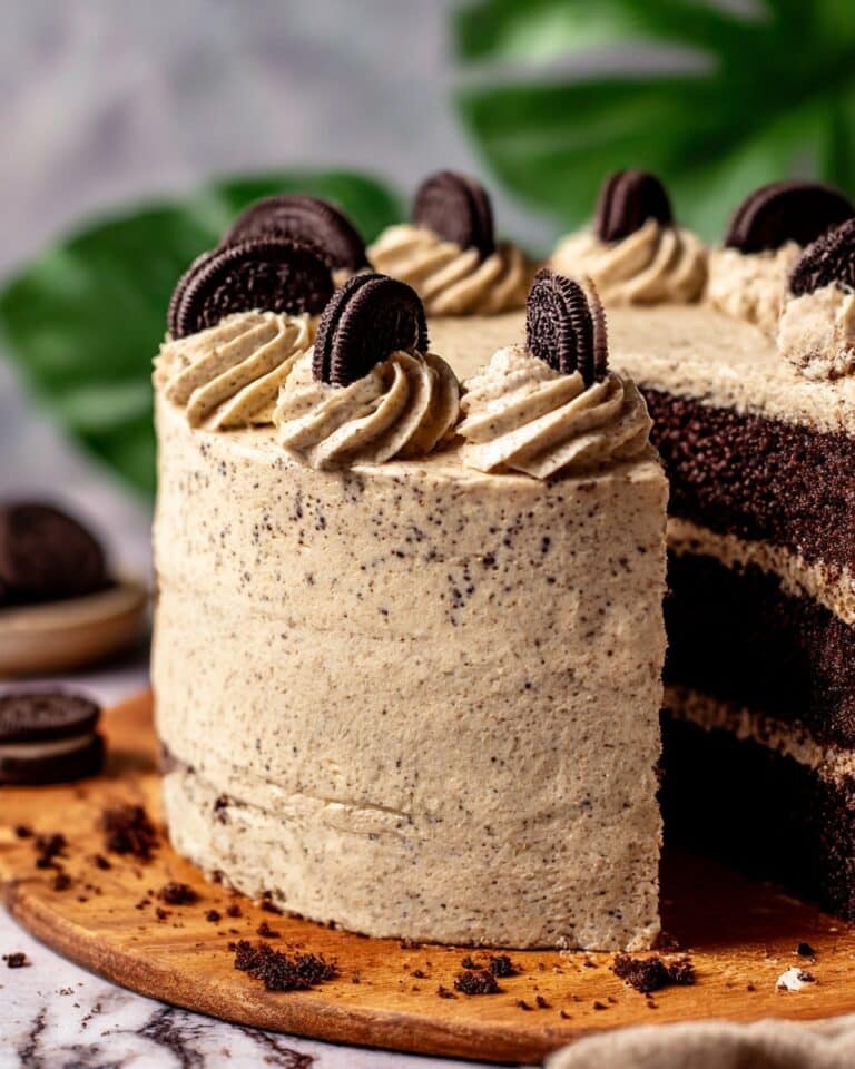 Oreo Peanut Butter Cake Recipe