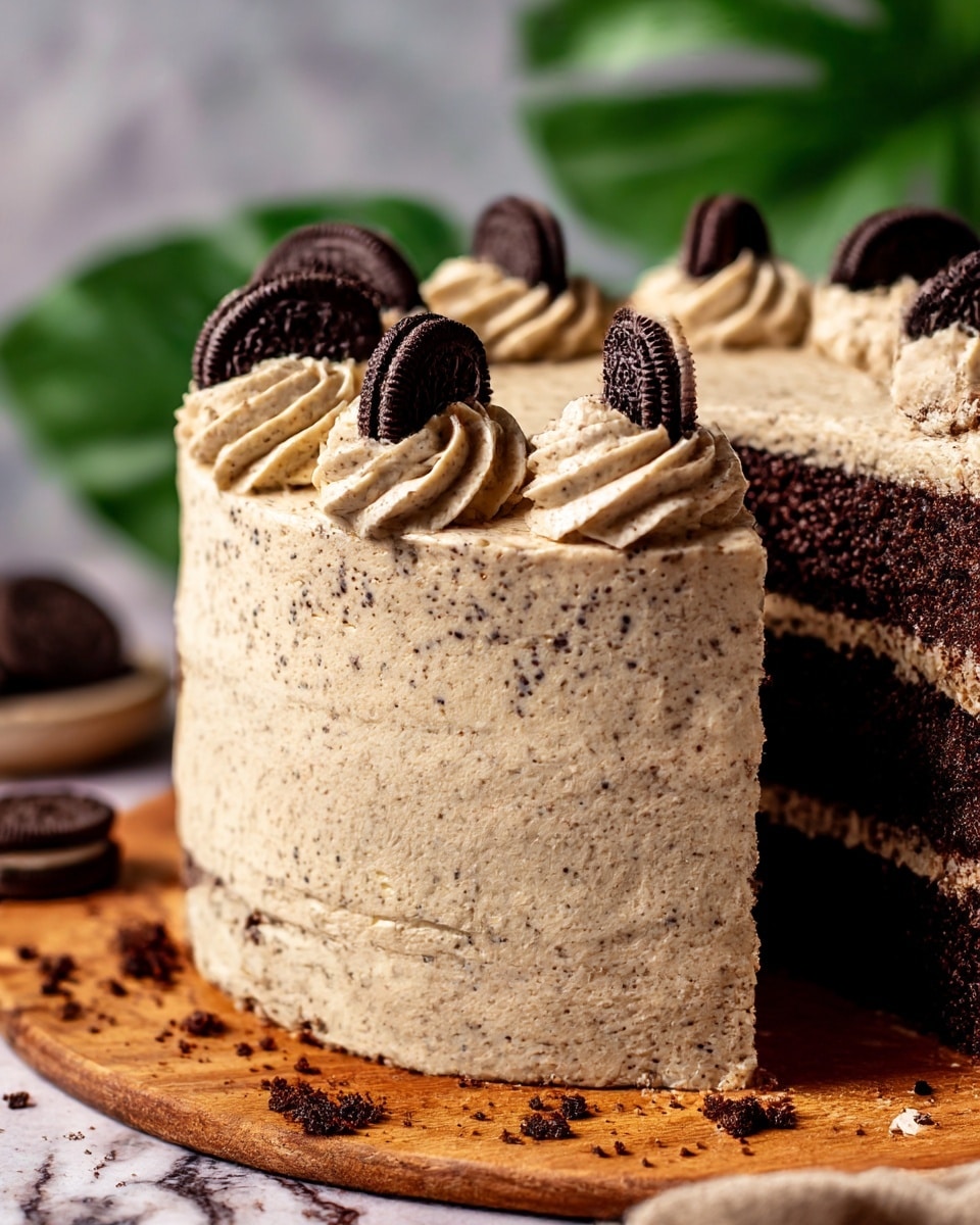 Oreo Peanut Butter Cake Recipe