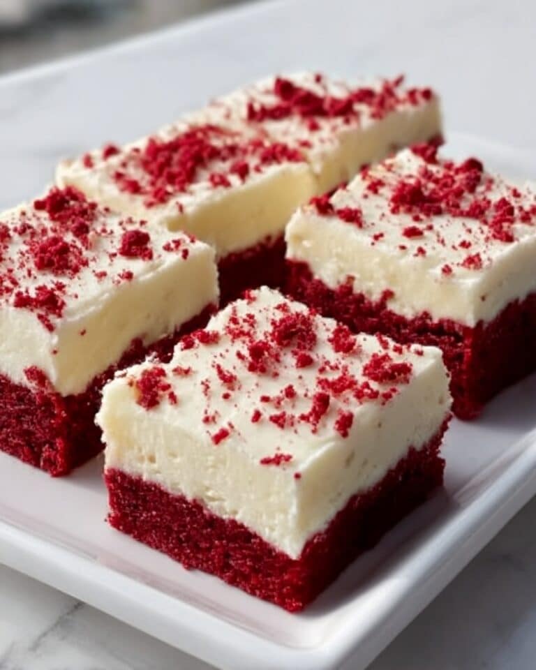 Red Velvet Cookie Bars with Cream Cheese Frosting Recipe