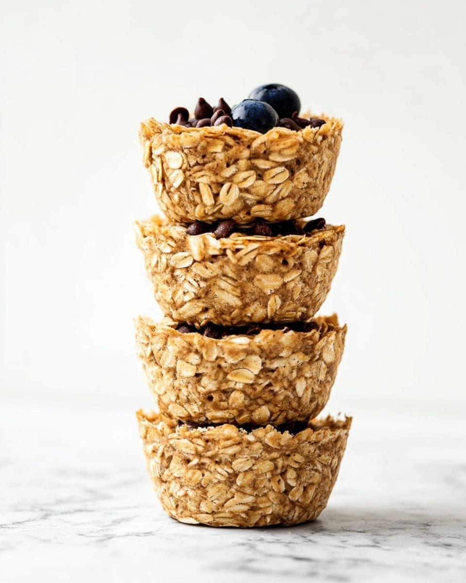 Baked Oatmeal Cups with 4 Delicious Variations Recipe