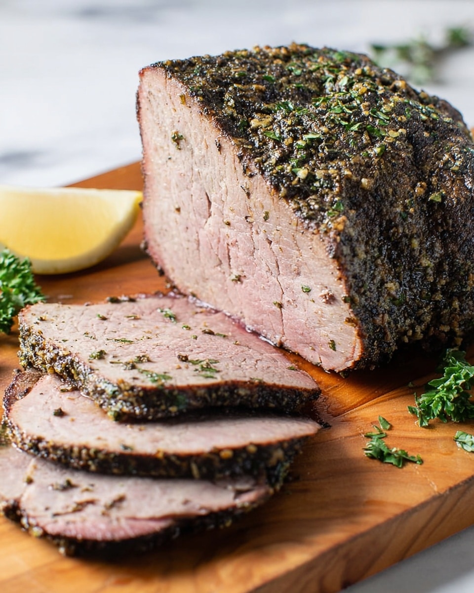 Slow Cooker Roast Beef with Herb Garlic Butter Recipe