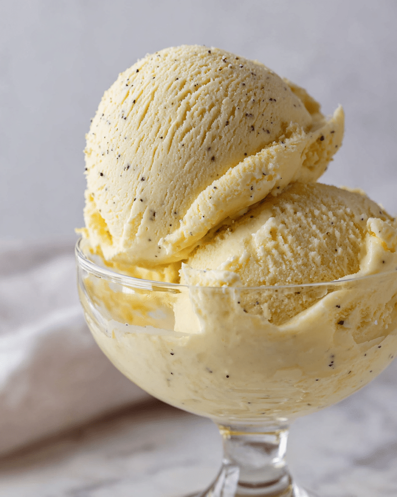 French Style Custard Vanilla Ice Cream Recipe