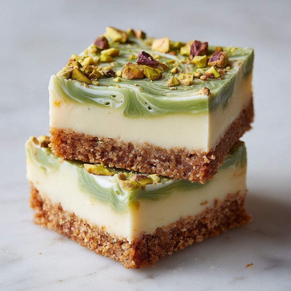 Pistachio Blondies Recipe - Recipe Image
