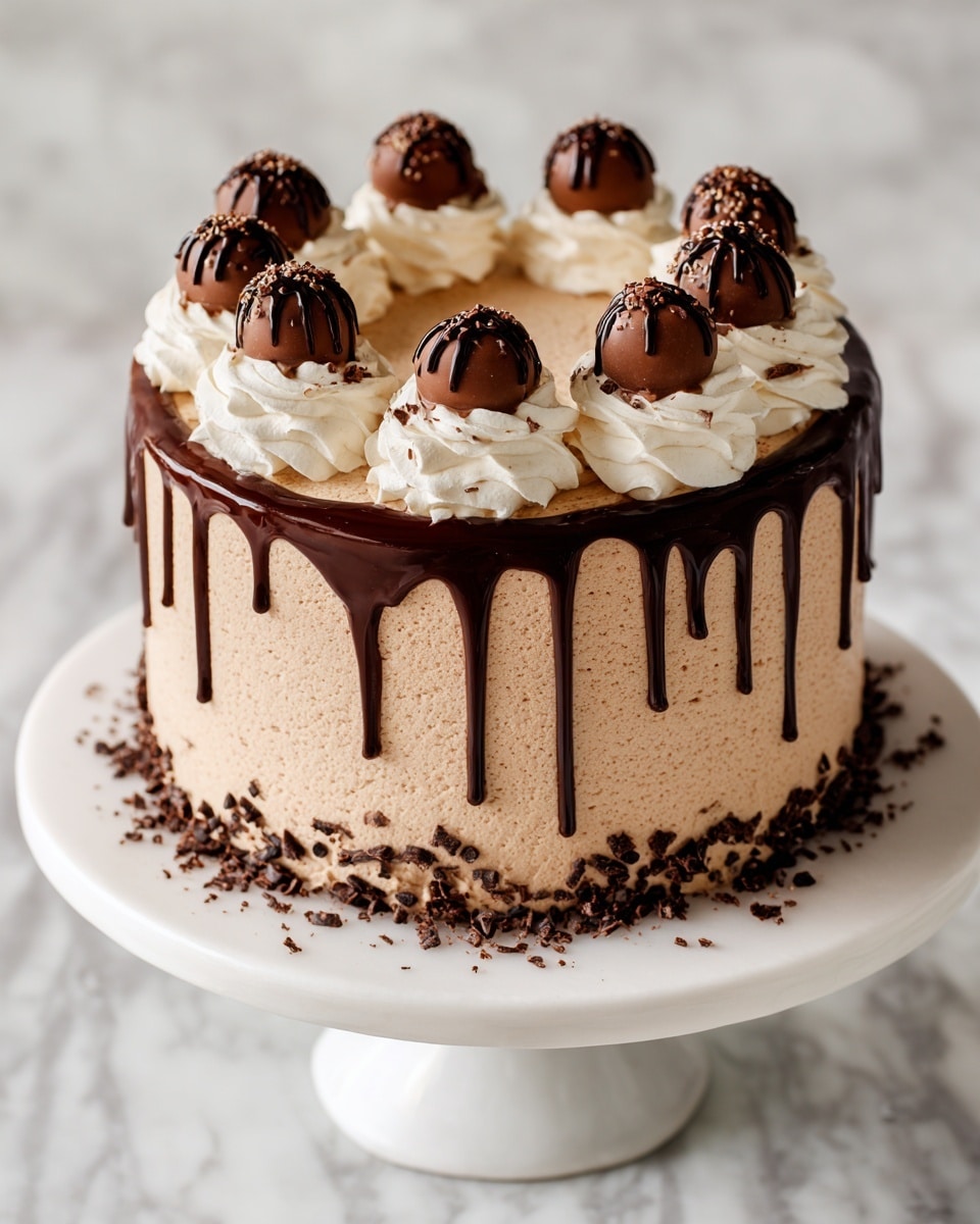Chocolate Ganache Drip Cake Recipe - Recipe Image