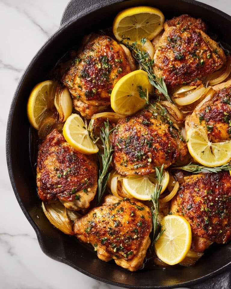 Authentic Lebanese Chicken with Garlic, Lemon, and Spices Recipe