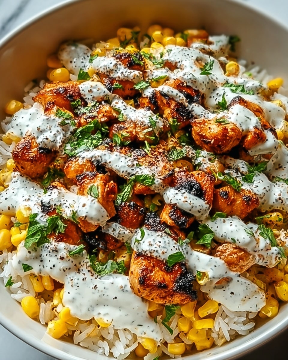 Street Corn Chicken Rice Bowl Recipe - Recipe Image