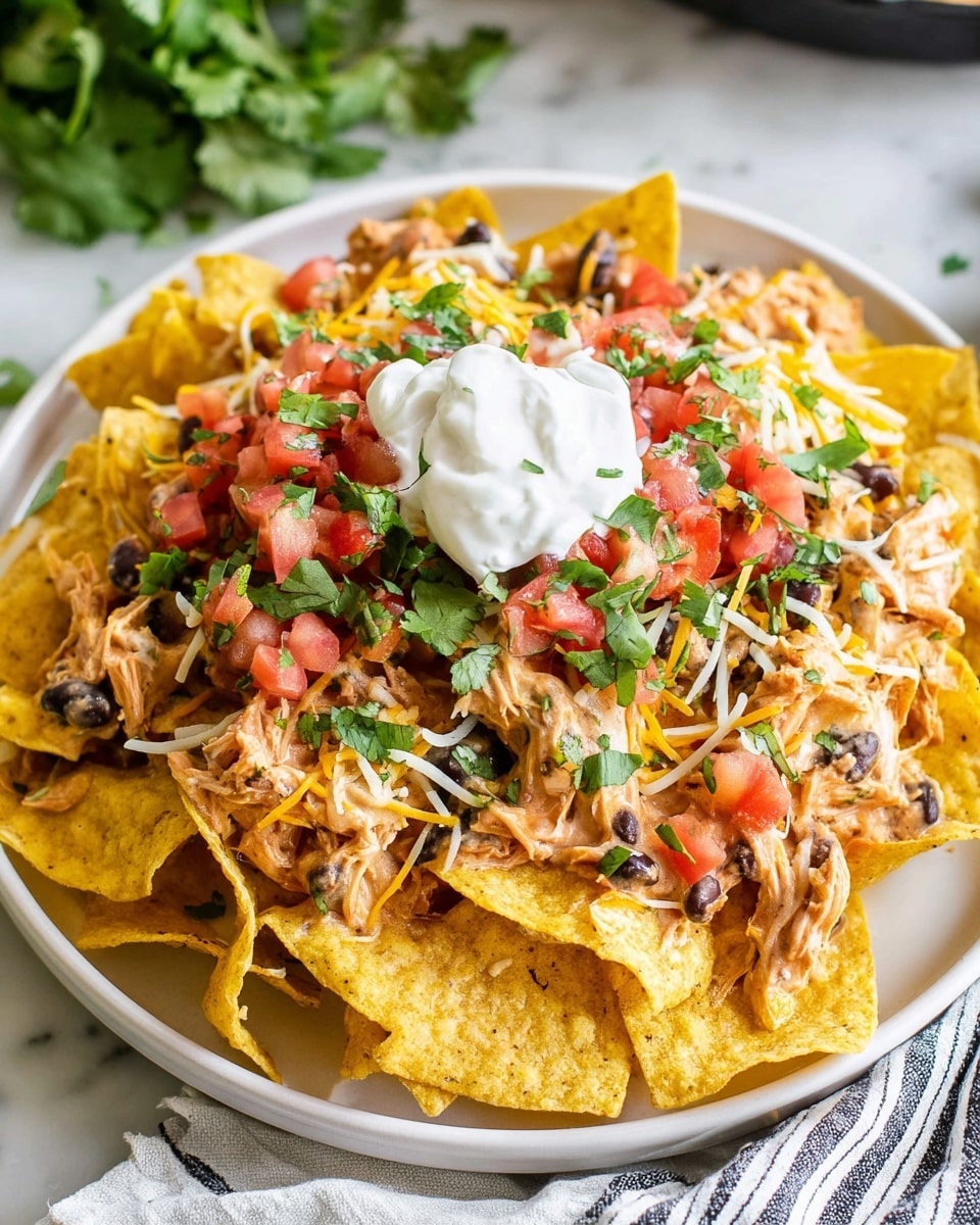 Crockpot Chicken Nachos Recipe