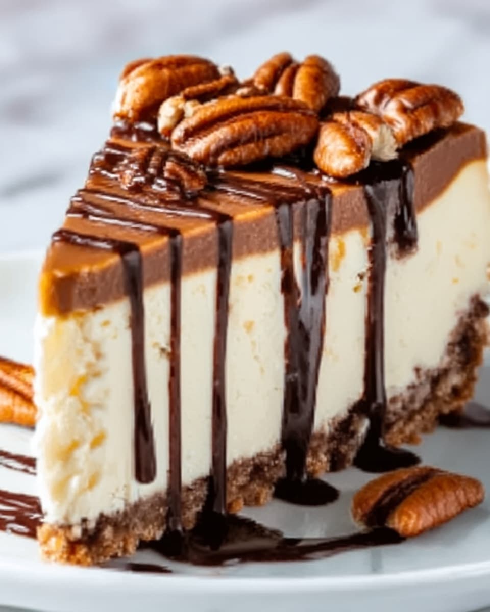 Caramel Brownie Cheesecake Recipe - Recipe Image