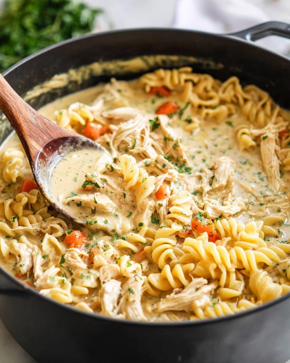 Creamy Chicken Noodle Soup Recipe - Recipe Image